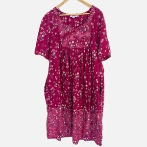 Only Necessities Cotton house dress 2X
